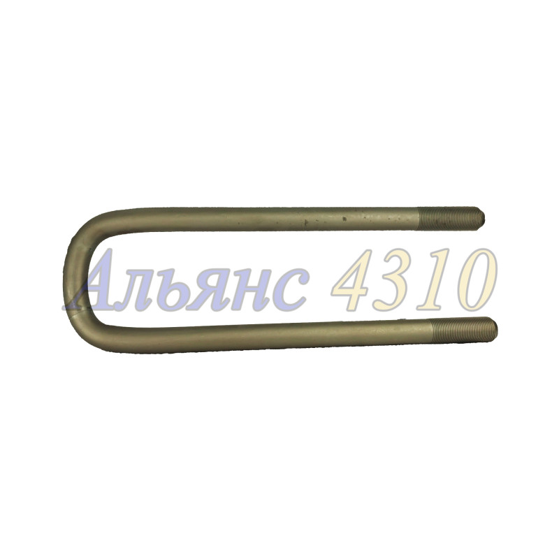 Стремянка задней рессоры 15 т без гаек (Lвнутр=460 мм) - ЗАВОД
